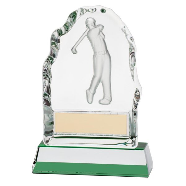 Challenger Golf Glass Award - Cornish Custom Creations