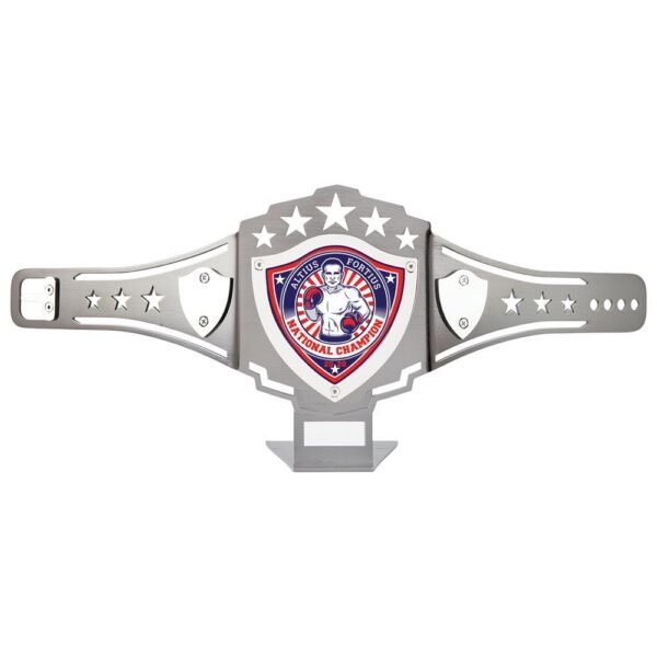 Champion Contact Sport Nickel Plated Belt - Cornish Custom Creations