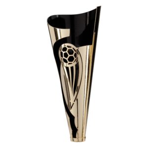 Champion Football Metal Laser Cut Cup Gold & Black - Cornish Custom Creations