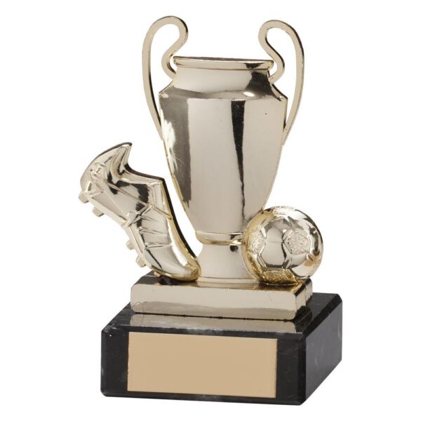 Champions Cup Football Trophy Gold - Cornish Custom Creations