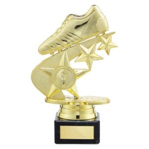 Champions Football Boot Trophy Gold - Cornish Custom Creations