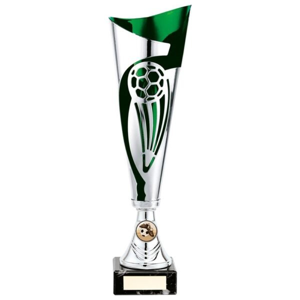 Champions Football Cup Silver & Green - Cornish Custom Creations