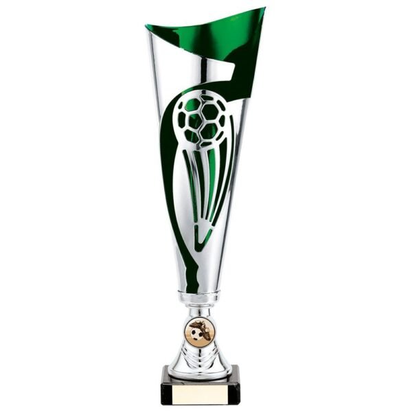 Champions Football Cup Silver & Green - Cornish Custom Creations