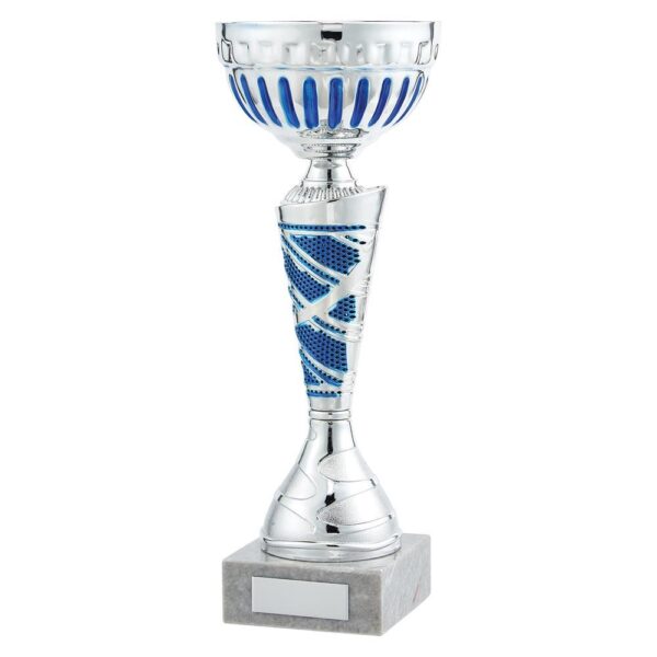 Charleston Cup Silver & Blue - Cornish Custom Creations