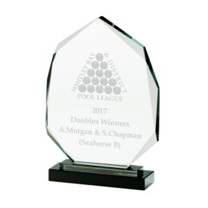 Clarity Optical Crystal Award - Cornish Custom Creations