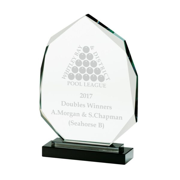 Clarity Optical Crystal Award - Cornish Custom Creations