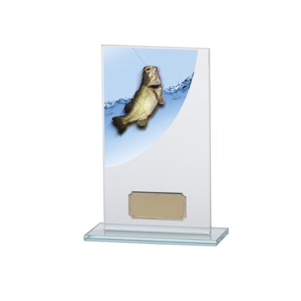 Colour Curve Angling Jade Glass Award - Cornish Custom Creations