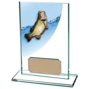 Colour Curve Angling Jade Glass Award - Cornish Custom Creations