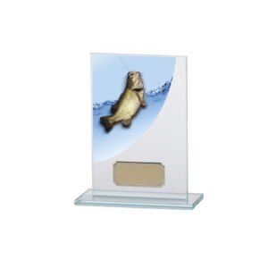 Colour Curve Angling Jade Glass Award - Cornish Custom Creations