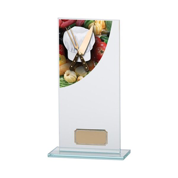 Colour Curve Cooking Jade Glass Award - Engrave Express