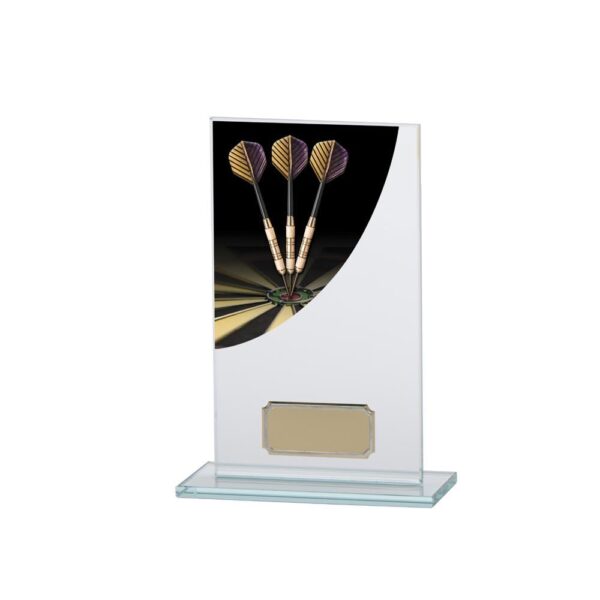 Colour Curve Darts Jade Glass Award - Cornish Custom Creations