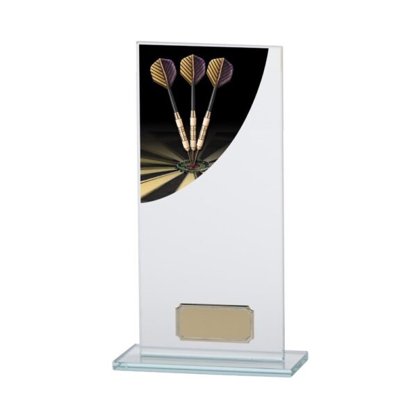 Colour Curve Darts Jade Glass Award - Cornish Custom Creations