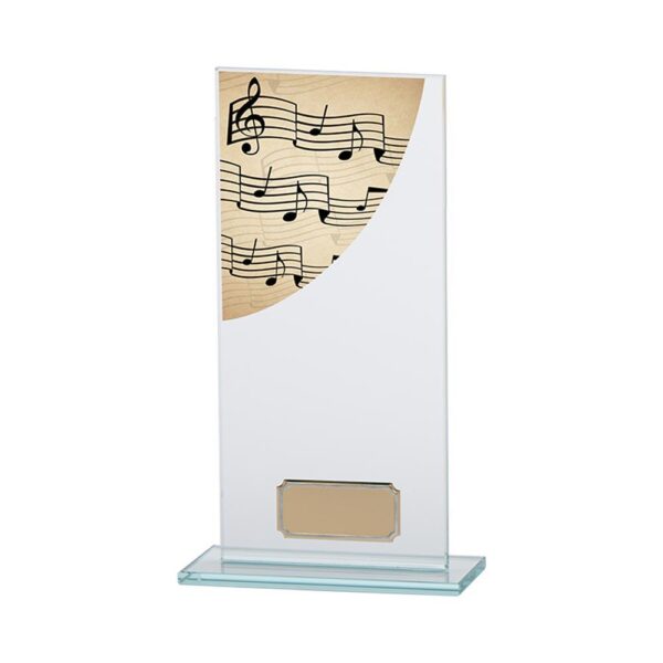 Colour Curve Music Jade Glass Award - Engrave Express