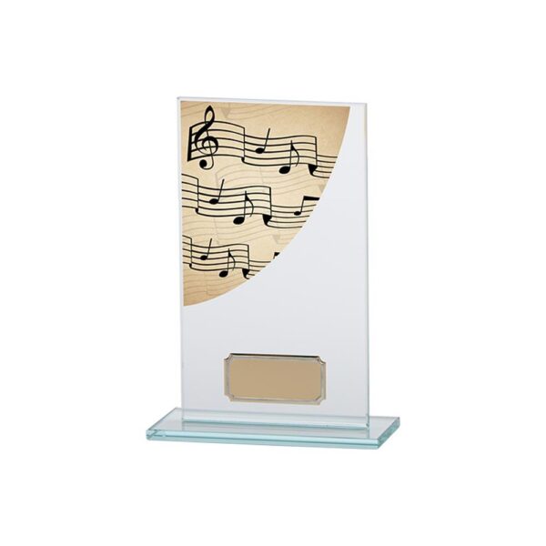 Colour Curve Music Jade Glass Award - Engrave Express