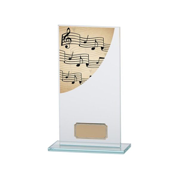 Colour Curve Music Jade Glass Award - Engrave Express