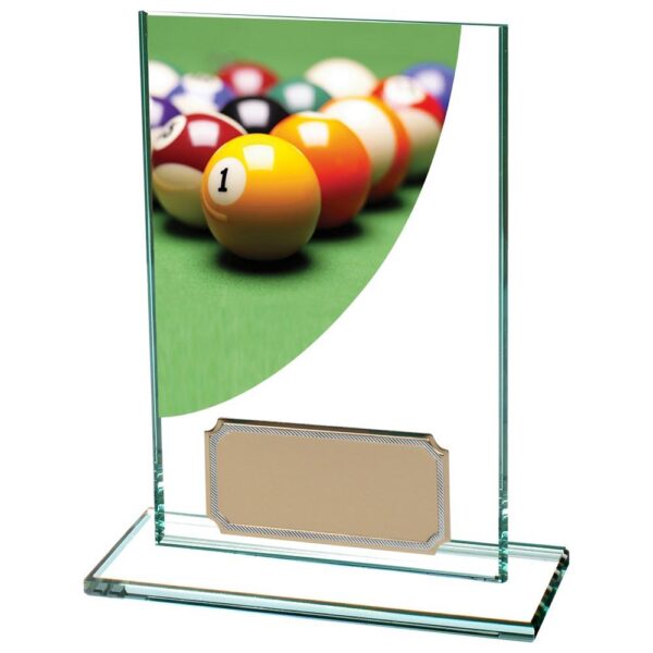 Colour Curve Pool Jade Glass Award - Cornish Custom Creations
