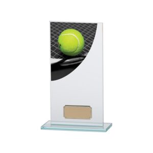 Colour Curve Tennis Jade Glass Award - Engrave Express