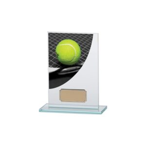 Colour Curve Tennis Jade Glass Award - Engrave Express