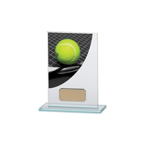 Colour Curve Tennis Jade Glass Award - Engrave Express