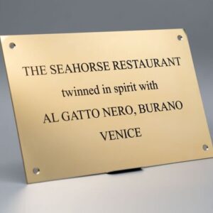 Composite Brass Commemorative Plaque