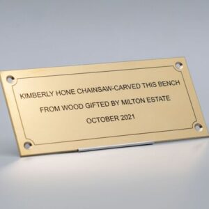 Comemorative Bench Plaque - Custom Text