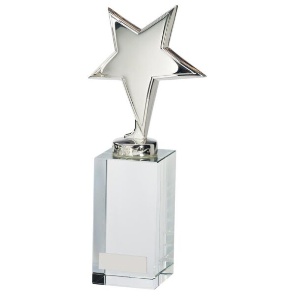 Dallas Crystal & Chrome Award - Cornish Custom Creations