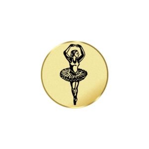 Dancing Ballerina Gold - Cornish Custom Creations