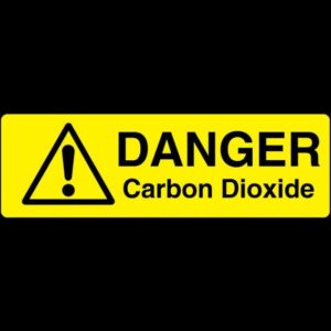 DANGER CARBON DIOXIDE LABEL - Engrave Express