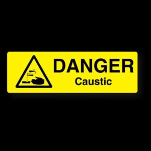 DANGER CAUSTIC LABEL - Engrave Express