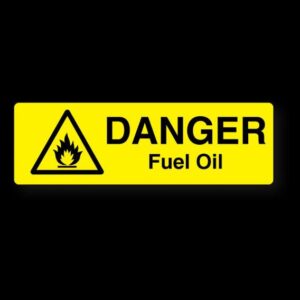 DANGER FUEL OIL LABEL - Engrave Express