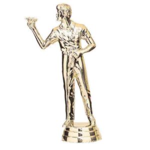 Darts Male Plastic Figure Gold - Cornish Custom Creations