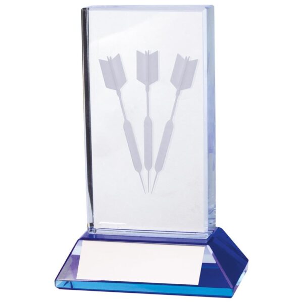 Davenport Darts Crystal Award - Cornish Custom Creations