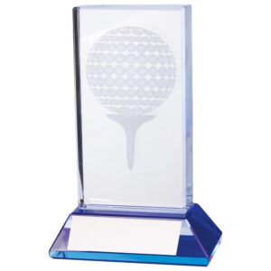 Davenport Golf Crystal Award - Cornish Custom Creations