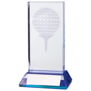 Davenport Golf Crystal Award - Cornish Custom Creations