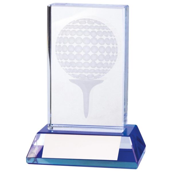 Davenport Golf Crystal Award - Cornish Custom Creations