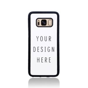 Design Your Own Galaxy Black Rubber Phone Case - Cornish Custom Creations