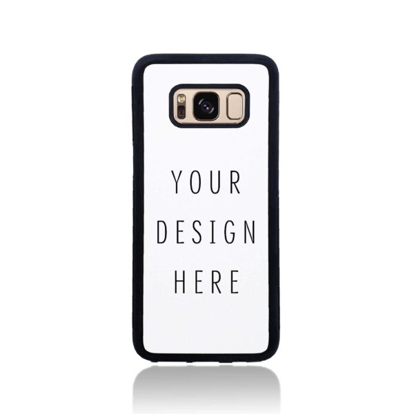 Design Your Own Galaxy Black Rubber Phone Case - Cornish Custom Creations