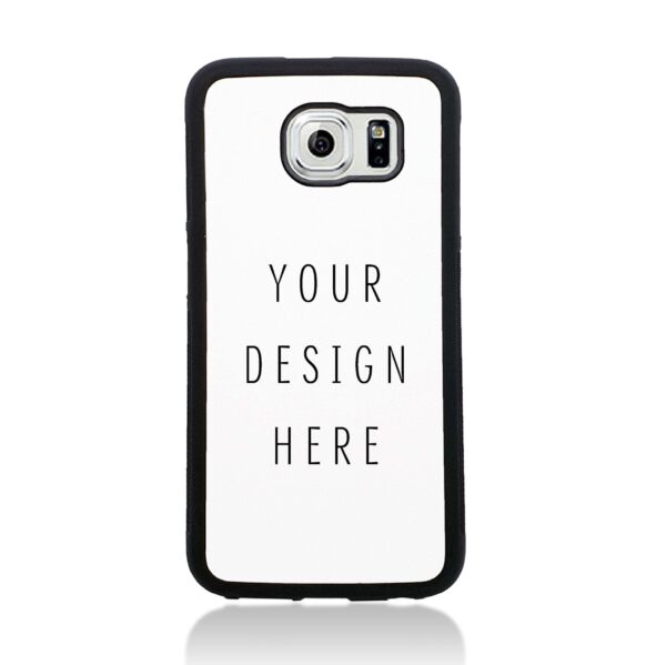 Design Your Own Galaxy Black Rubber Phone Case - Cornish Custom Creations