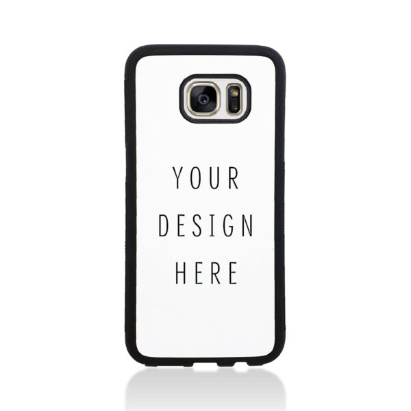Design Your Own Galaxy Black Rubber Phone Case - Cornish Custom Creations