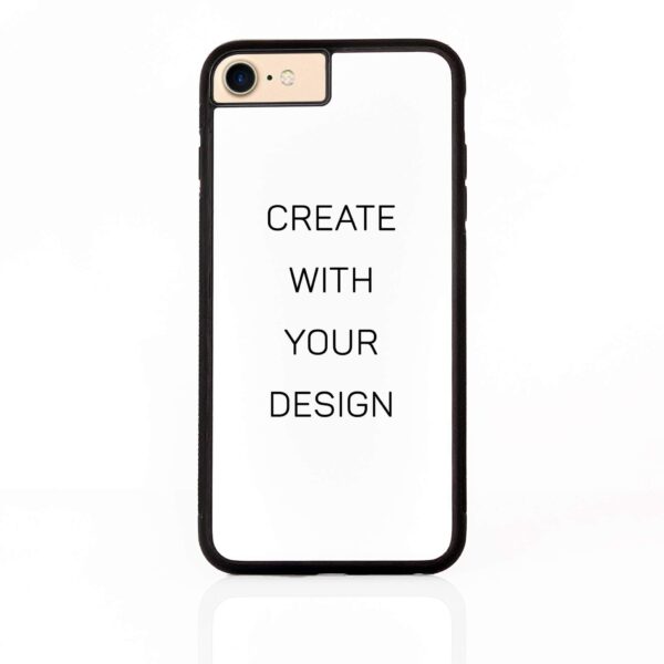 Design Your Own iPhone Black Rubber Phone Case - Cornish Custom Creations