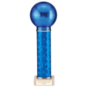 Disco Inferno Tube Trophy Blue - Cornish Custom Creations