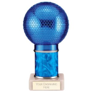 Disco Inferno Tube Trophy Blue - Cornish Custom Creations