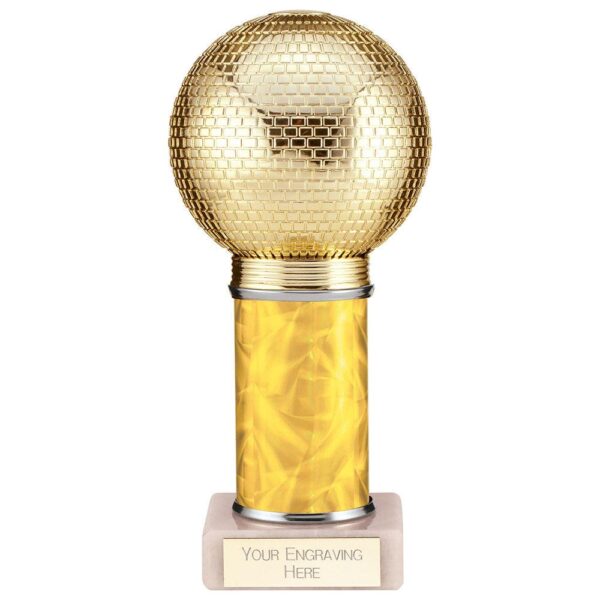 Disco Inferno Tube Trophy Gold - Cornish Custom Creations