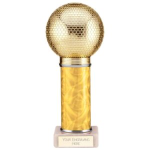 Disco Inferno Tube Trophy Gold - Cornish Custom Creations
