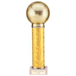 Disco Inferno Tube Trophy Gold - Cornish Custom Creations