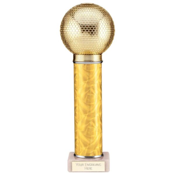 Disco Inferno Tube Trophy Gold - Cornish Custom Creations