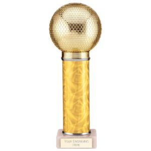 Disco Inferno Tube Trophy Gold - Cornish Custom Creations