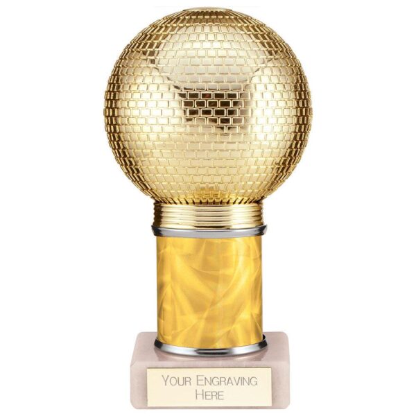 Disco Inferno Tube Trophy Gold - Cornish Custom Creations