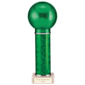 Disco Inferno Tube Trophy Green - Cornish Custom Creations