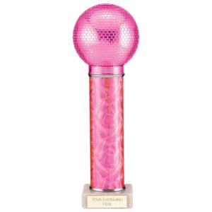 Disco Inferno Tube Trophy Pink - Cornish Custom Creations